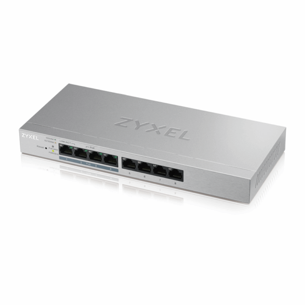 ZYXEL เน็ตเวิร์กสวิตซ์ ZXL-GS1200-8HPV2  ประกัน 2 ปี