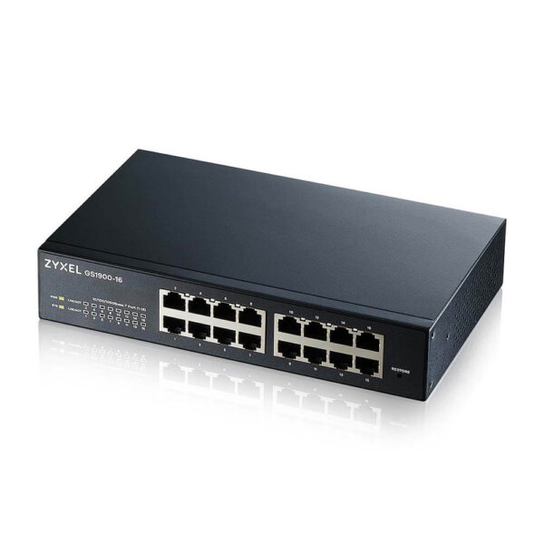 ZYXEL เน็ตเวิร์กสวิตซ์ ZXL-GS1900-16  ประกัน 3 ปี